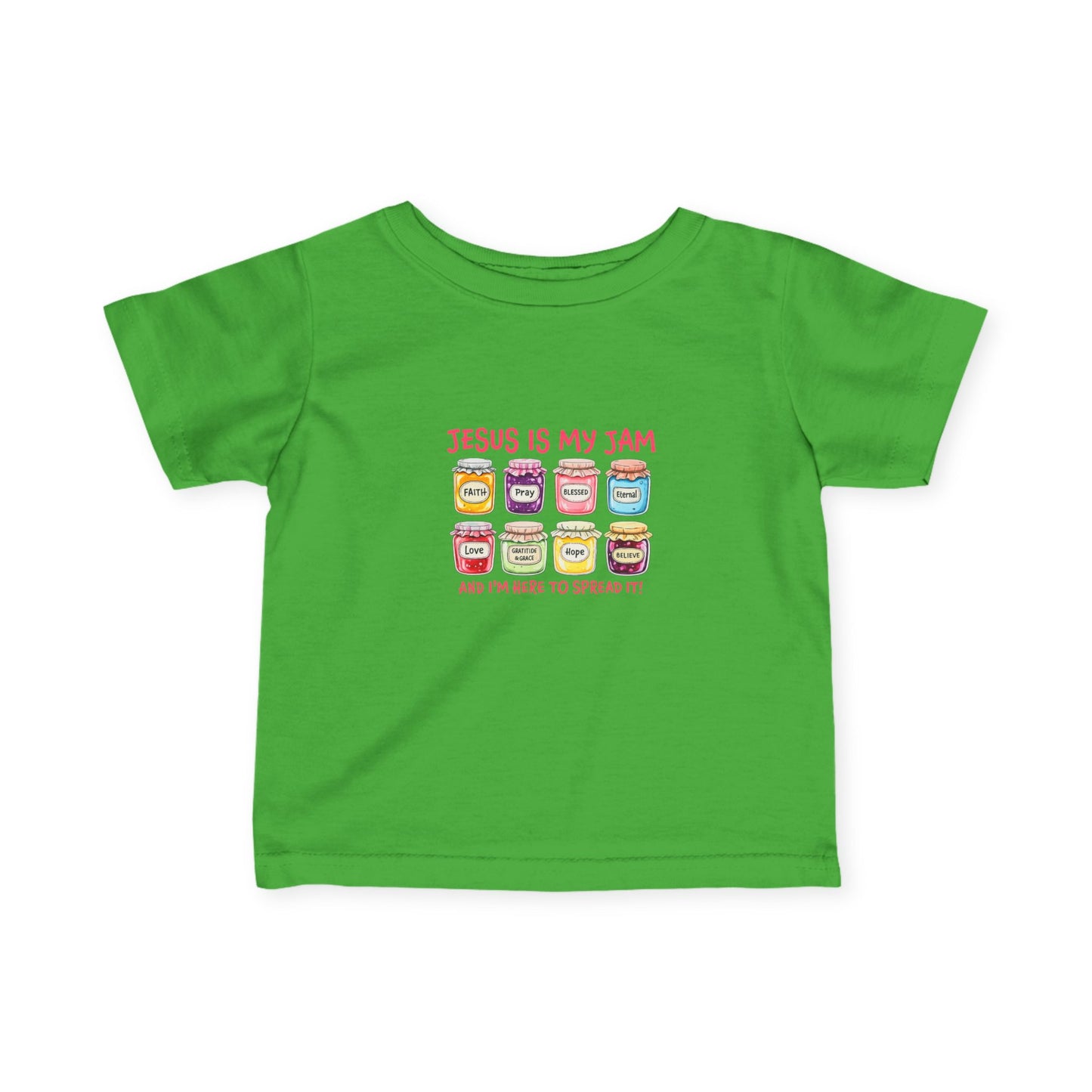 Infant Tee — "Jesus Is My Jam" Cute Christian Baby Shirt