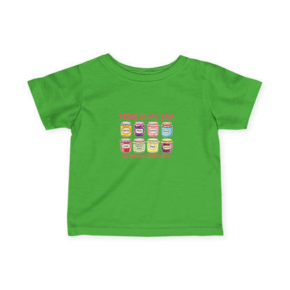 Infant Tee — "Jesus Is My Jam" Cute Christian Baby Shirt
