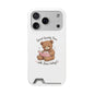 Phone Case — "Spend Quality Time with Jesus Today" Teddy Card Holder