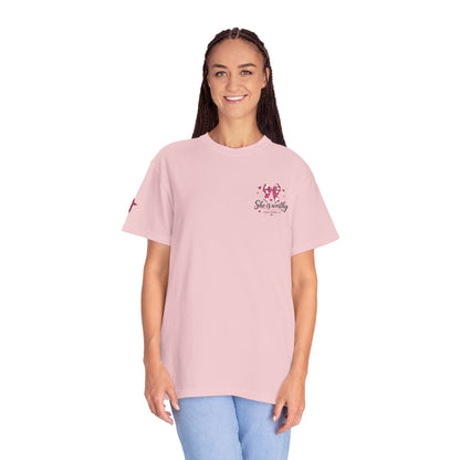 Butterfly Floral Graphic T-Shirt — 'Spread Your Wings' Chest Print
