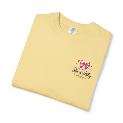 Butterfly Floral Graphic T-Shirt — 'Spread Your Wings' Chest Print