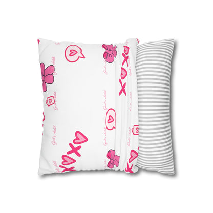 Be Still Psalm 46:10 Square Pillow — Faith Inspirational Home Decor