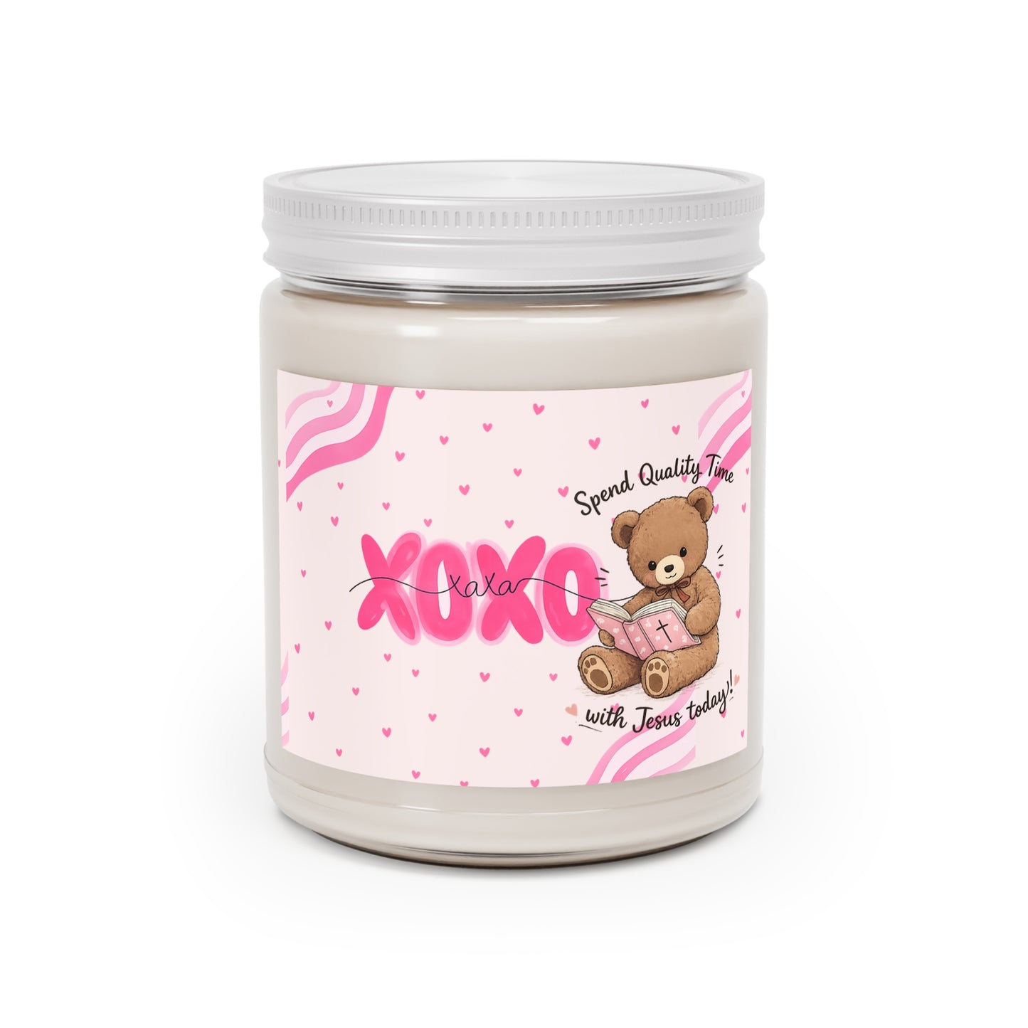 Christian Soy Candle 9oz — "Jesus Chose You" Scented Jar (White Lid)