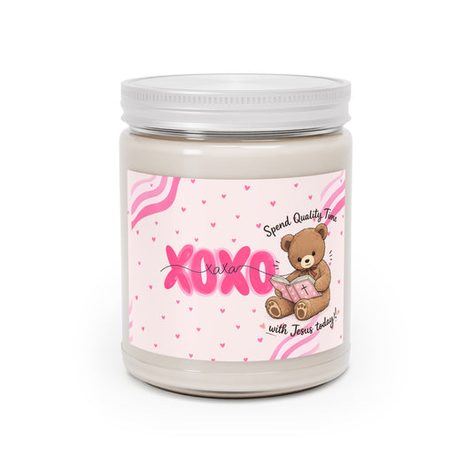 Christian Soy Candle 9oz — "Jesus Chose You" Scented Jar (White Lid)