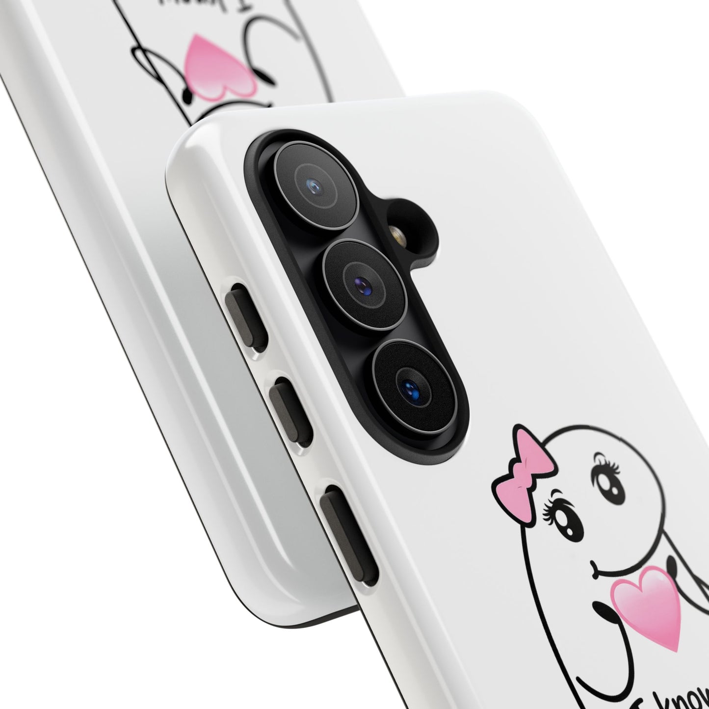 Phone Case — 'I Know Jesus Loves Me So Much' Cute Heart Faith Design