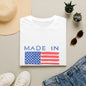 Made in U.S.A. T-Shirt — American Flag Graphic Tee