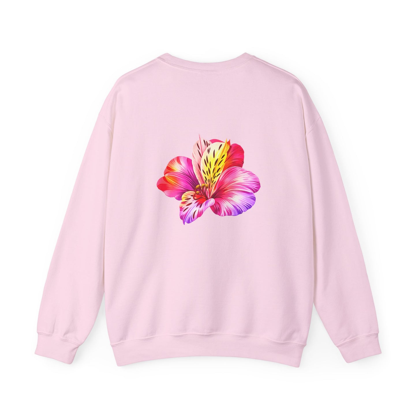 Floral Jesus Crewneck Sweatshirt — Tropical Hibiscus Faith Design