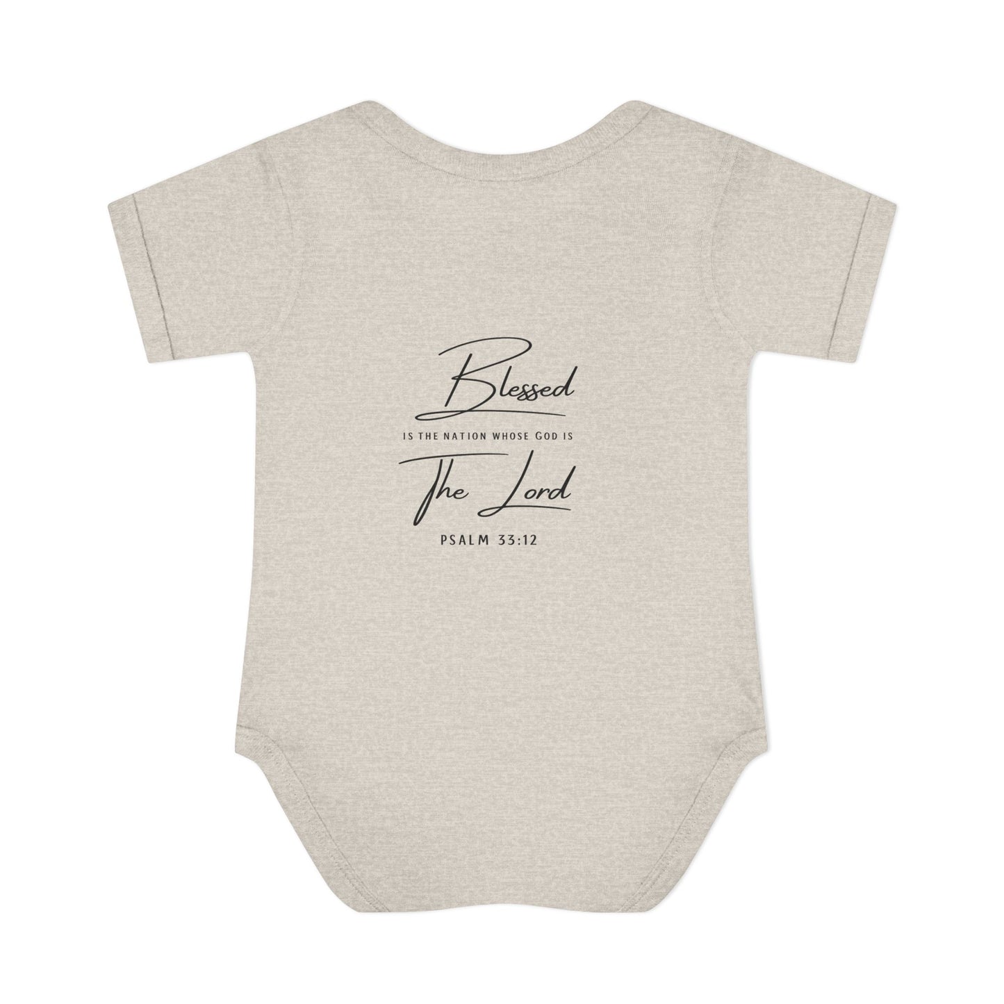 Baby Bodysuit – "My First 4th of July" Patriotic Infant Onesie