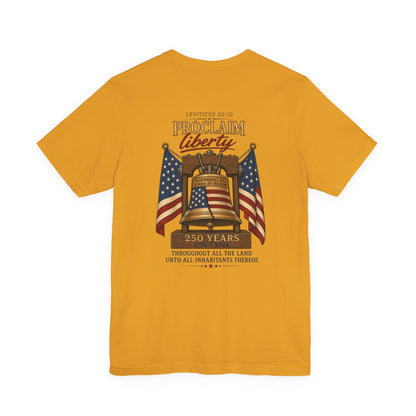 Leviticus 25:10 Tee – Minimalist Bible Verse Christian T-Shirt