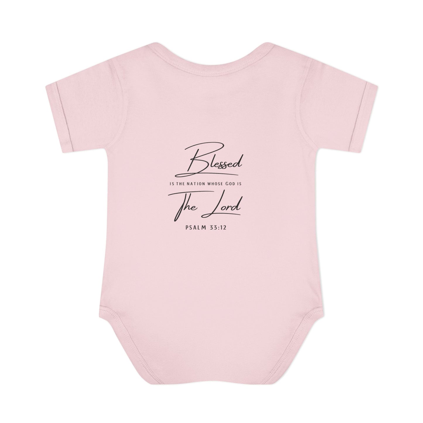 Baby Bodysuit – "My First 4th of July" Patriotic Infant Onesie