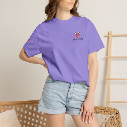 Butterfly Floral Graphic T-Shirt — 'Spread Your Wings' Chest Print