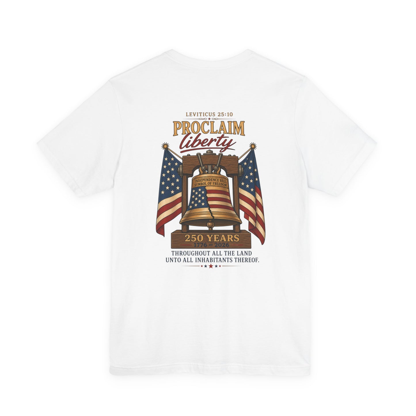 Leviticus 25:10 Tee – Minimalist Bible Verse Christian T-Shirt