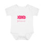 Baby Bodysuit "XOXO God's Favorite" — Cute Pink Valentine Infant Onesie