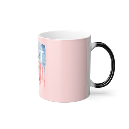 Blessed Is The Nation Color-Changing Mug — Psalm 33:12 Christian Coffee Cup