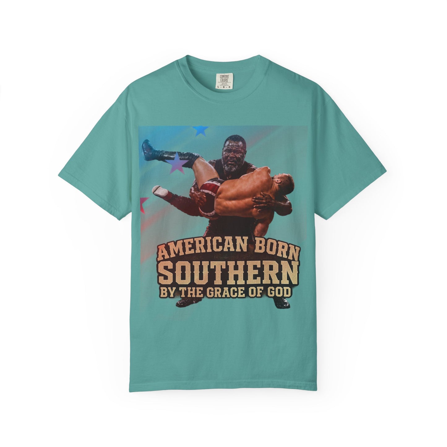 Southern Born T-Shirt — "American Born Southern by the Grace of God" Graphic Tee