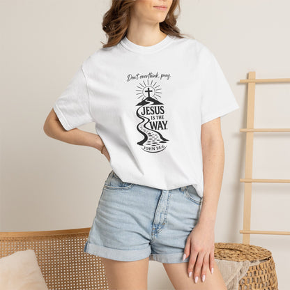 Jesus Is the Way T-Shirt — Christian Faith Graphic Tee (John 14:6)