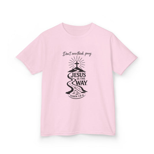 UnisexKids Tee — "Jesus Is The Way" Faith Graphic (John 14:6)
