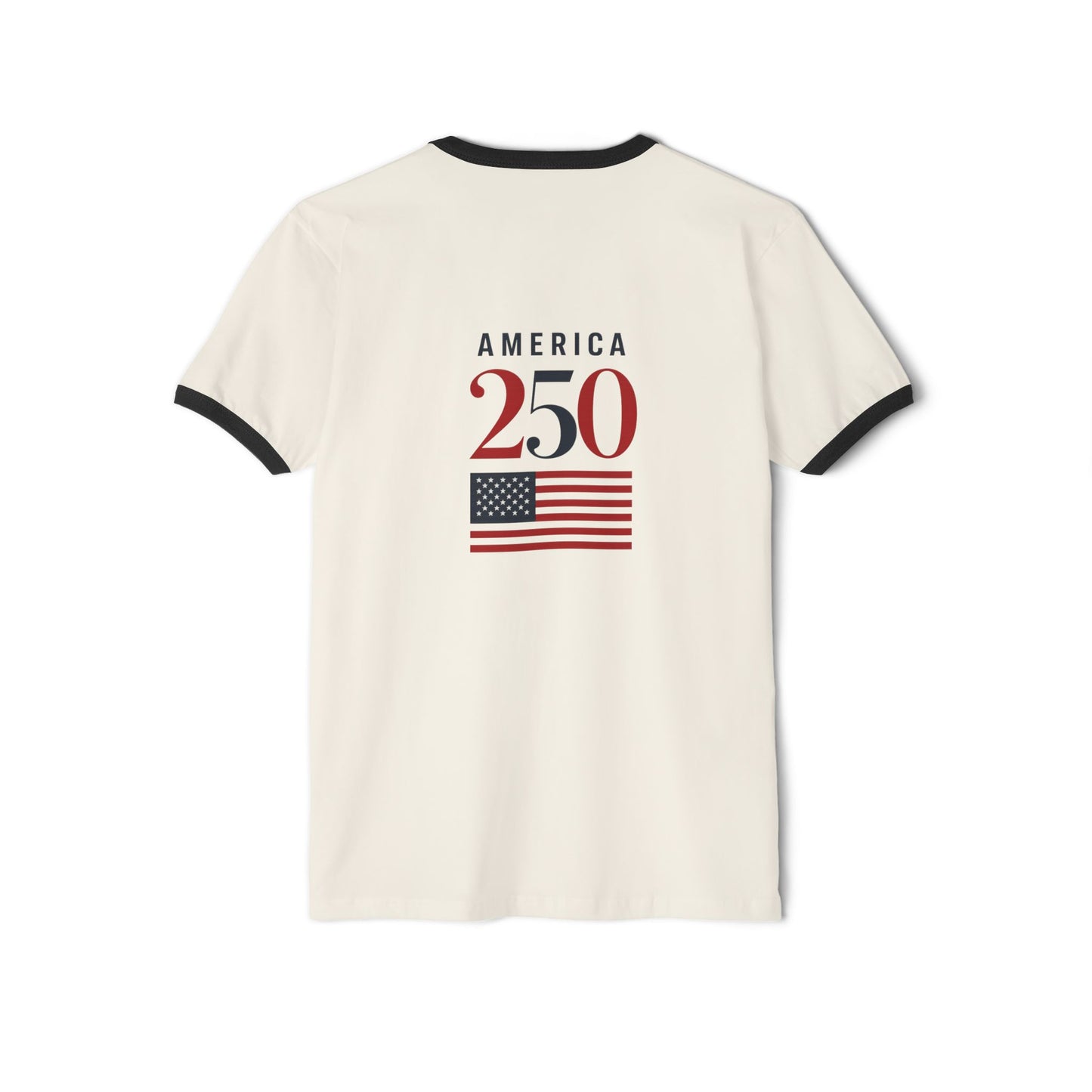 America 250 Blessed Unisex Cotton Ringer T-Shirt