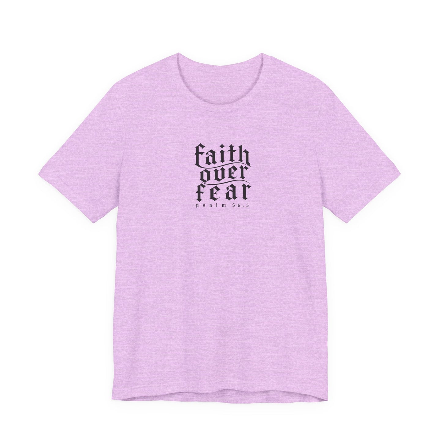 Faith Over Fear Tee — Christian Cross Graphic T-Shirt