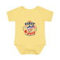 Baby Bodysuit – "My First 4th of July" Patriotic Infant Onesie