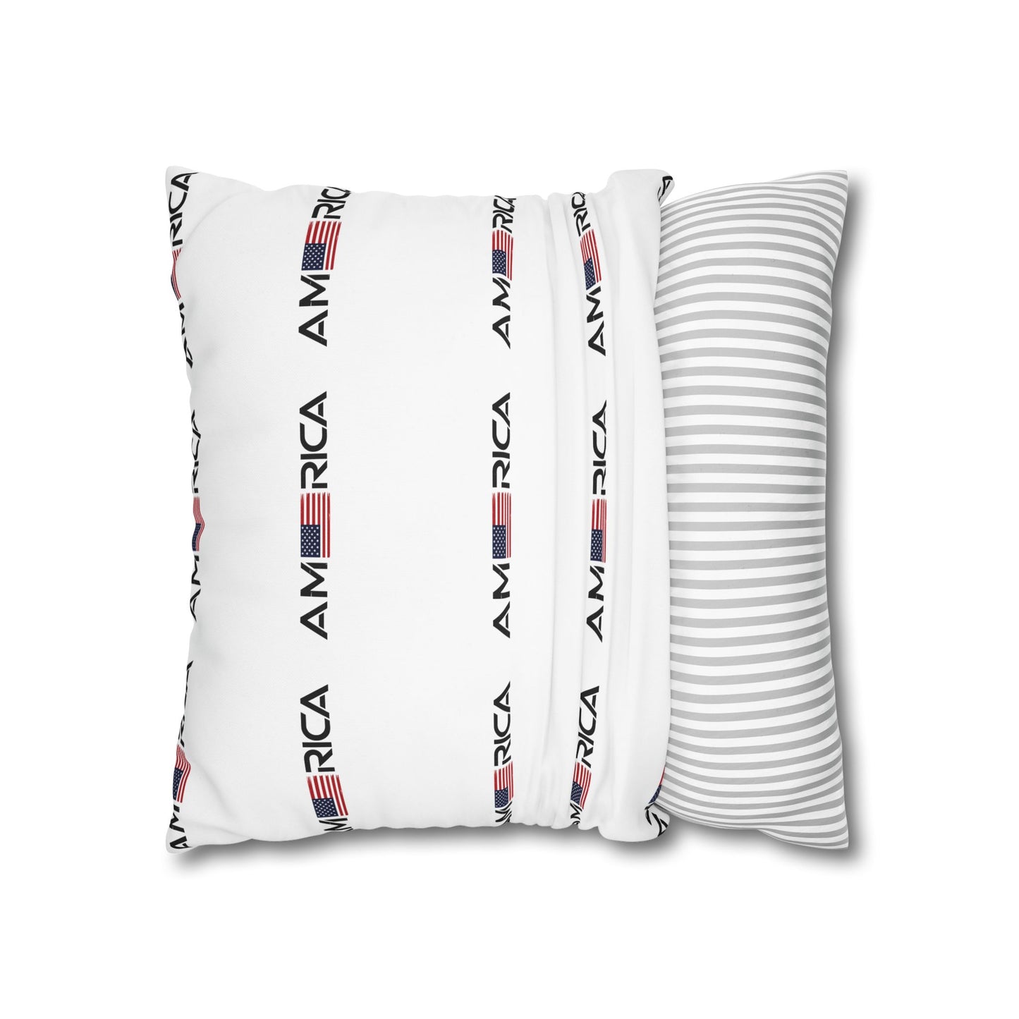 Blessed Is The Nation Pillow — America Psalm 33:12 Patriotic Decorative Pillowcase