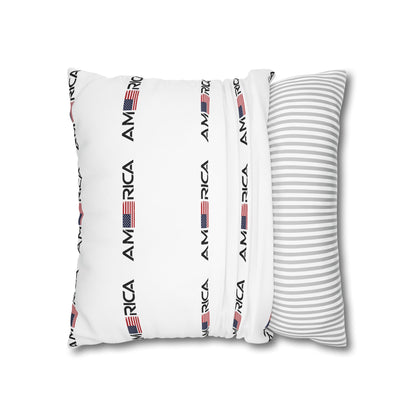 Blessed Is The Nation Pillow — America Psalm 33:12 Patriotic Decorative Pillowcase