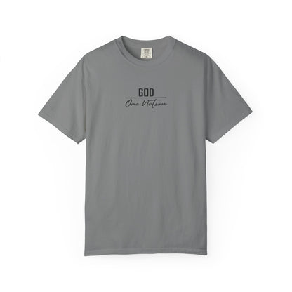 Jesus Is The Way T-Shirt — “God One Nation” Christian Faith Tee (John 14:6)