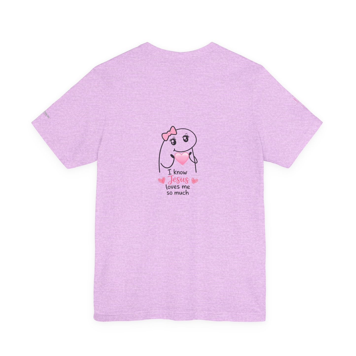 Christian Kids Tee — Cute Tooth Fairy Design with “I Know Jesus Loves Me So Much”