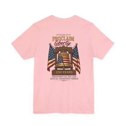 Leviticus 25:10 Tee – Minimalist Bible Verse Christian T-Shirt