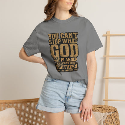 BIG FROST You Can't Stop What God Got Planned DOUBLE SIDED PRINT Tee