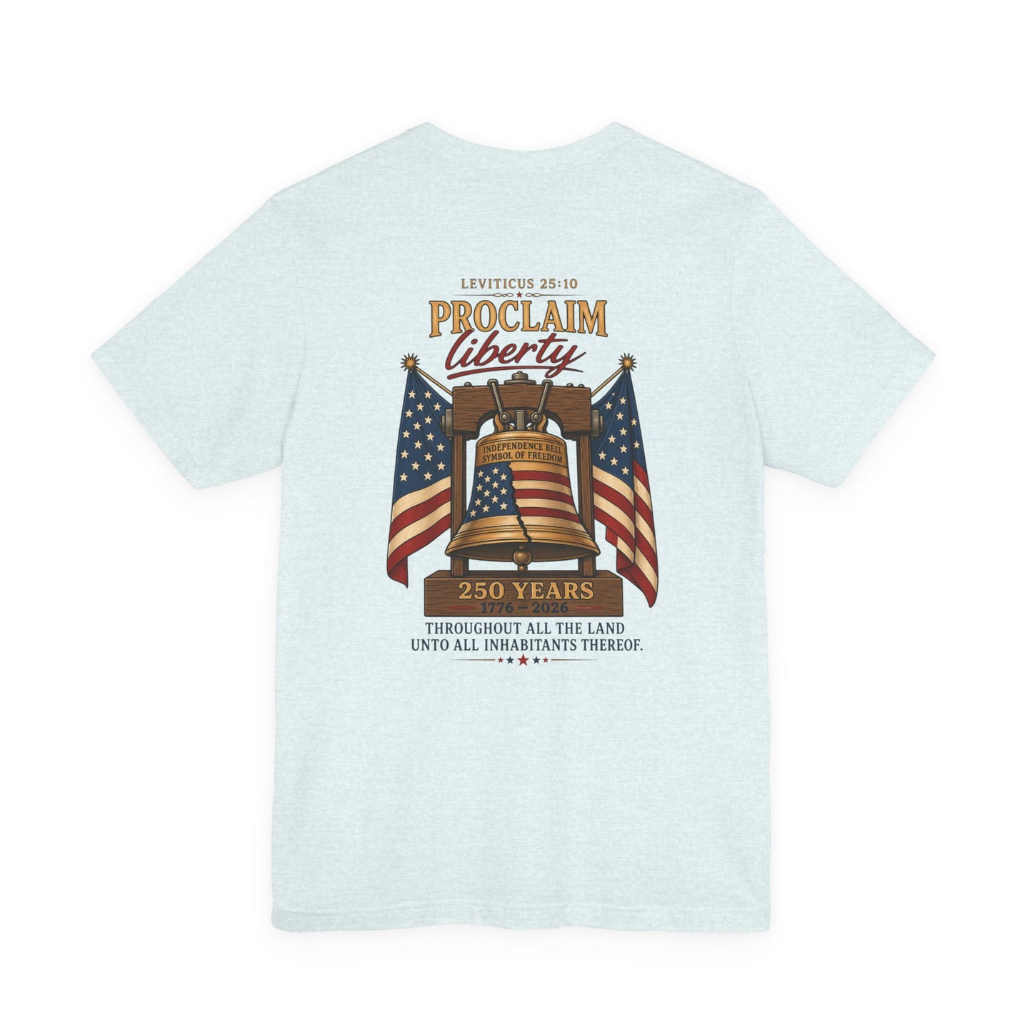 Leviticus 25:10 Tee – Minimalist Bible Verse Christian T-Shirt