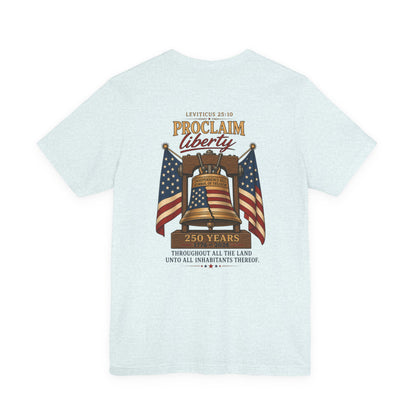 Leviticus 25:10 Tee – Minimalist Bible Verse Christian T-Shirt