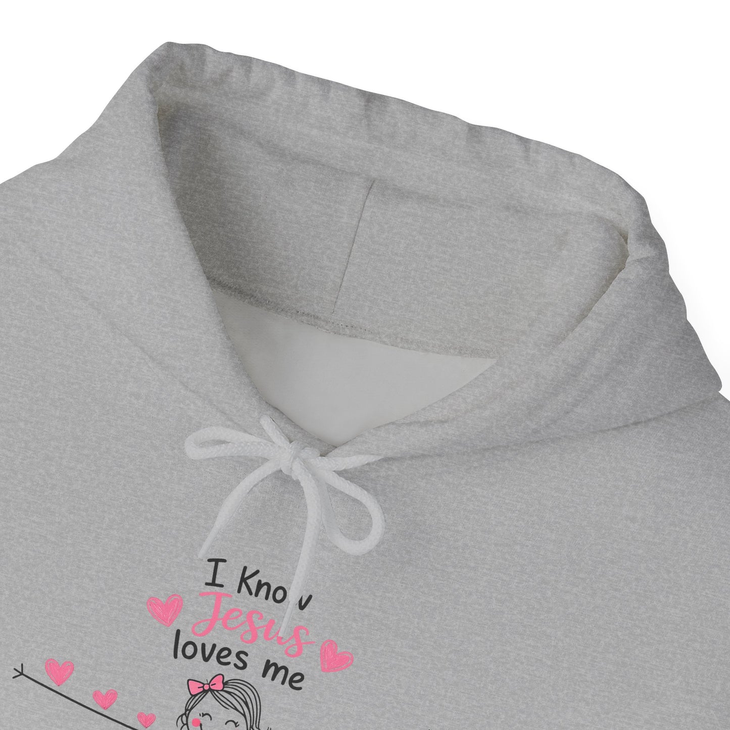 Christian Hoodie — "Be Still and Know" Inspirational Girls' Faith Sweatshirt