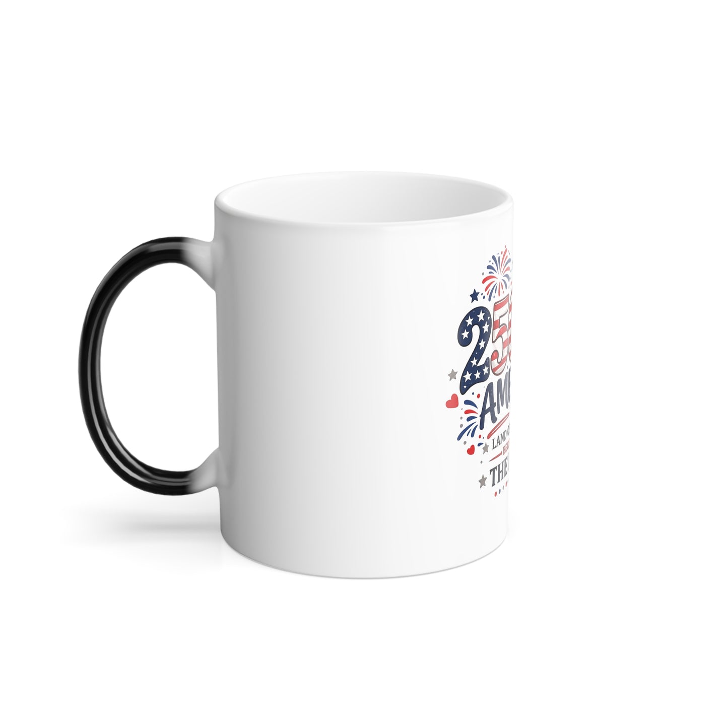 Color Morphing Mug — '250 America' Design, 11oz