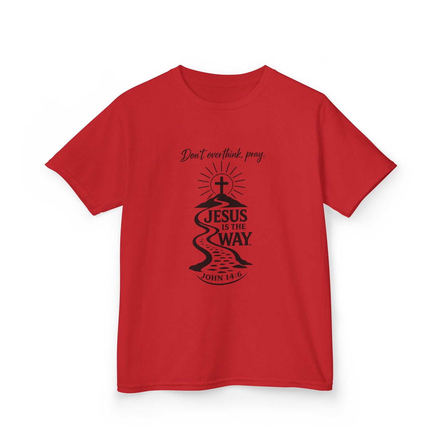 UnisexKids Tee — "Jesus Is The Way" Faith Graphic (John 14:6)