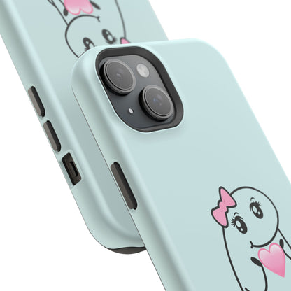 Christian Cute Heart Phone Case — "I Know Jesus Loves Me So Much" Magnetic Impact-Resistant Case