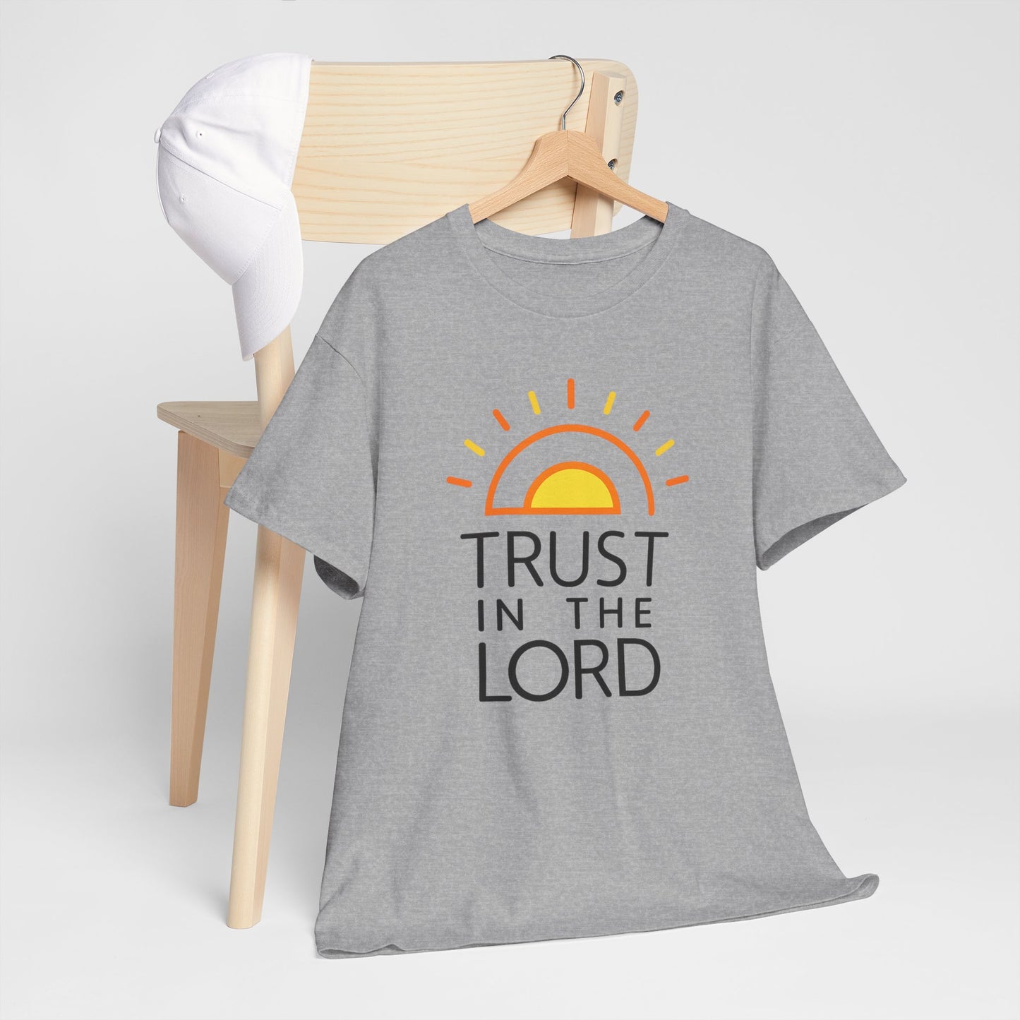 Trust in the Lord T-Shirt — Christian Sunrise Faith Tee