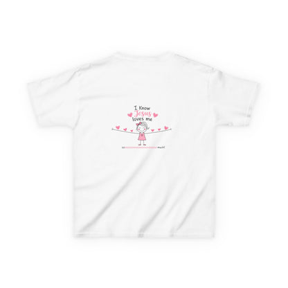 Kids T-Shirt — "God Is Bigger Than" Pink Faith Graphic Tee