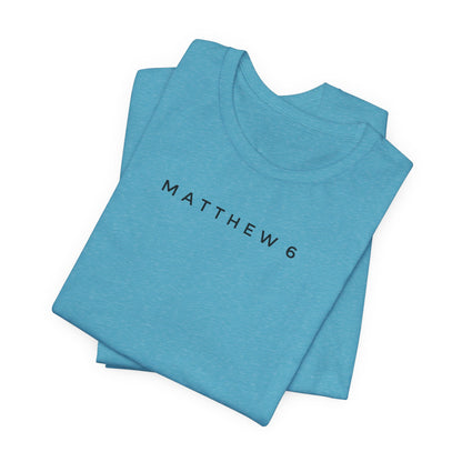 Matthew 6 Prayer Cross Tee — Our Father Lord's Prayer Christian T-Shirt