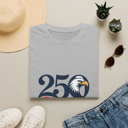 250 Years of Freedom T-Shirt — Patriotic Eagle Independence Day Tee