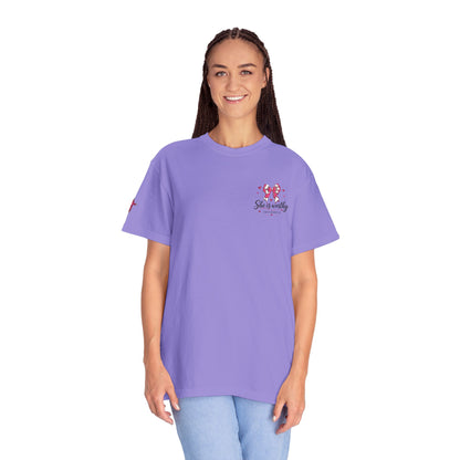 Butterfly Floral Graphic T-Shirt — 'Spread Your Wings' Chest Print