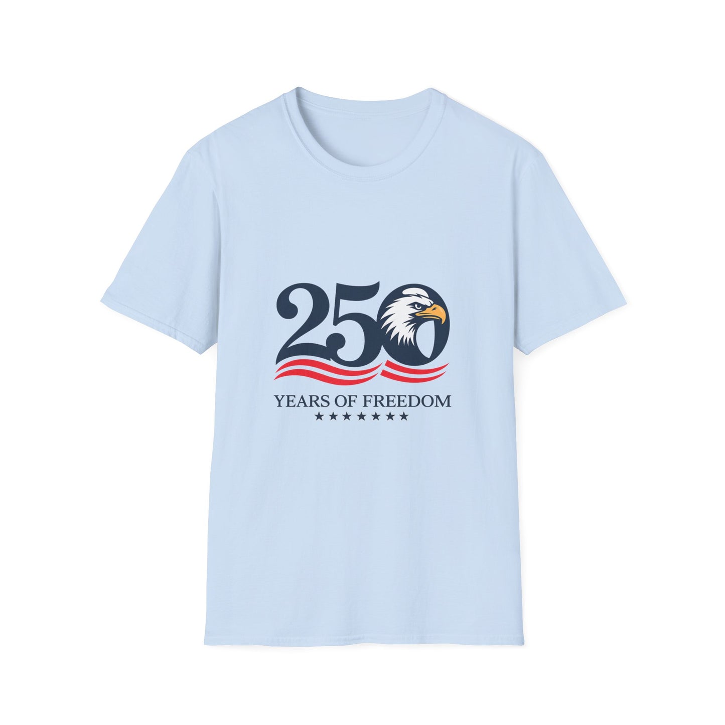 250 Years of Freedom T-Shirt — Patriotic Eagle Independence Day Tee