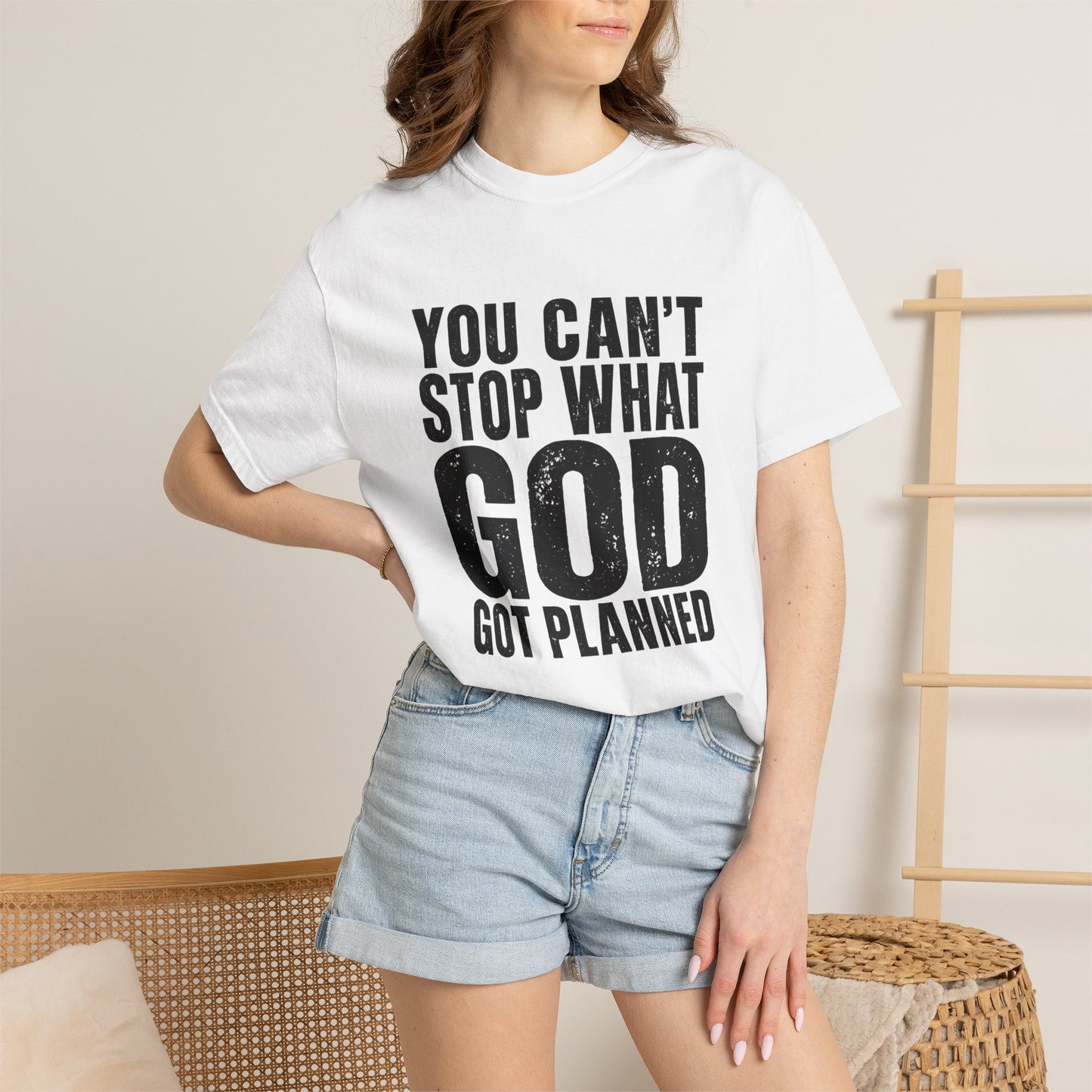 BIG FROST "You Can't Stop What God Got Planned" DOUBLE SIDED Print T Shirt