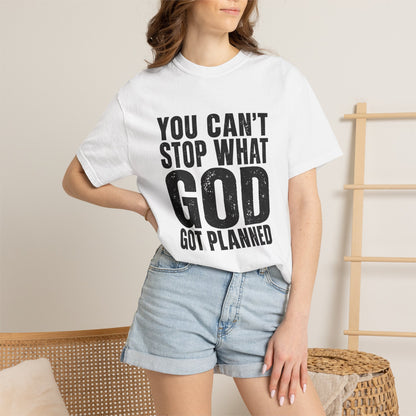 BIG FROST "You Can't Stop What God Got Planned" DOUBLE SIDED Print T Shirt
