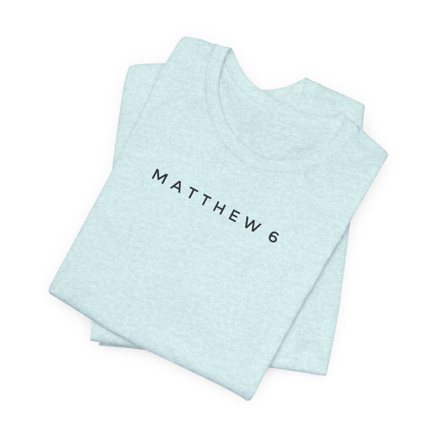 Matthew 6 Prayer Cross Tee — Our Father Lord's Prayer Christian T-Shirt