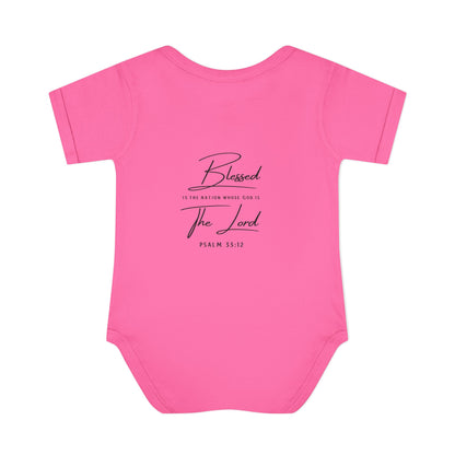 Baby Bodysuit – "My First 4th of July" Patriotic Infant Onesie