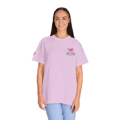 Butterfly Floral Graphic T-Shirt — 'Spread Your Wings' Chest Print