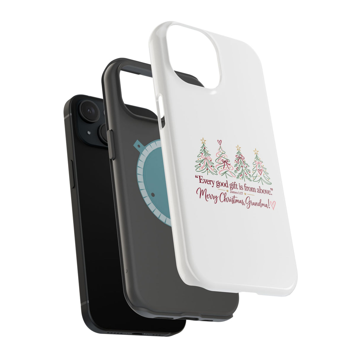Christmas Grandma Phone Case — “Every good gift is from above” Magnetic Impact-Resistant Case