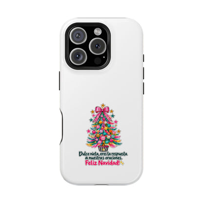Spanish| Christmas Tree Phone Case - "Feliz Navidad" Spanish Holiday Magnetic Impact-Resistant Case