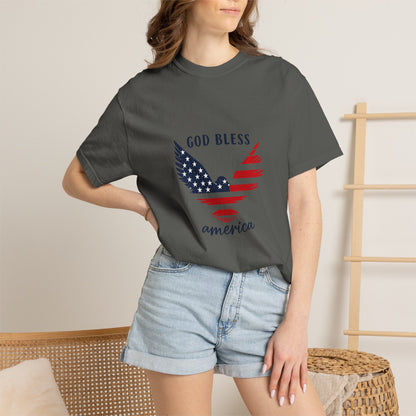 God Bless America Eagle T-Shirt — Patriotic USA Flag Tee